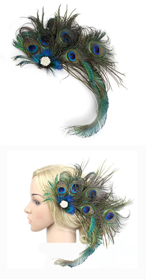 Fancy Feather Hair Clip