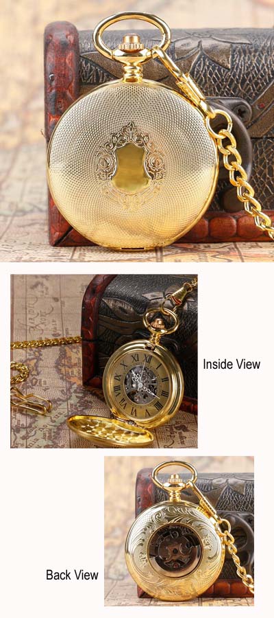 Vintage Pocket Watch Wild West Mercantile