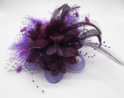 Feather/Flower Hair Clip