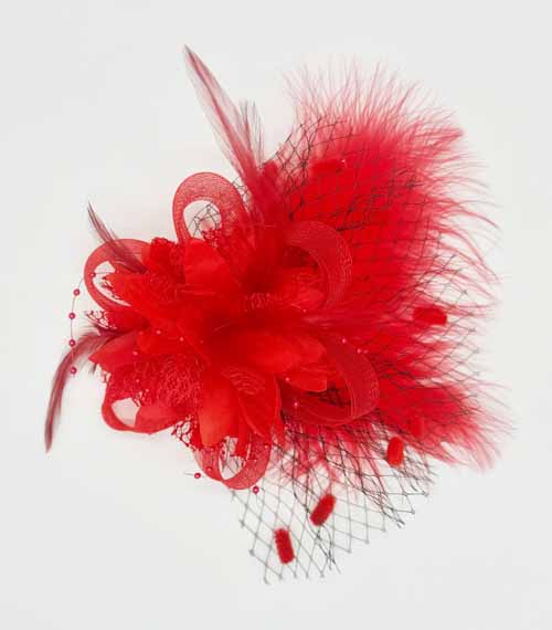Feather/Flower Hair Clip