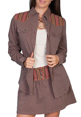 Ladies Button Front Blouse*