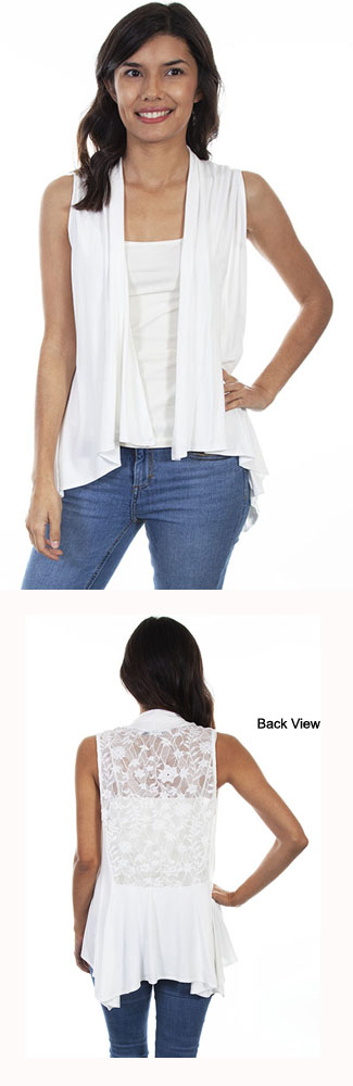 Lace Knit Vest*