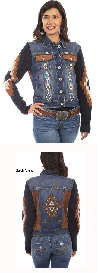 Embroidered Denim Jacket*