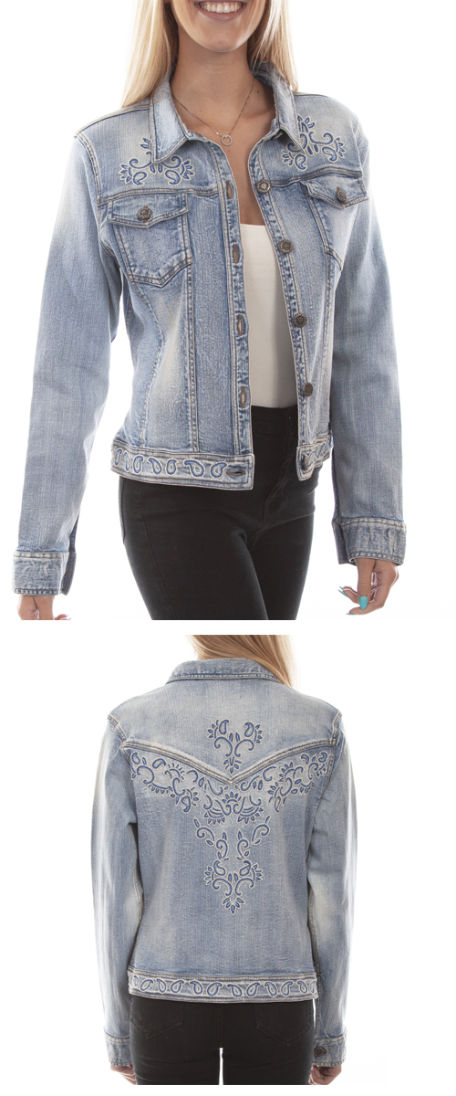Beaded Denim Jacket*