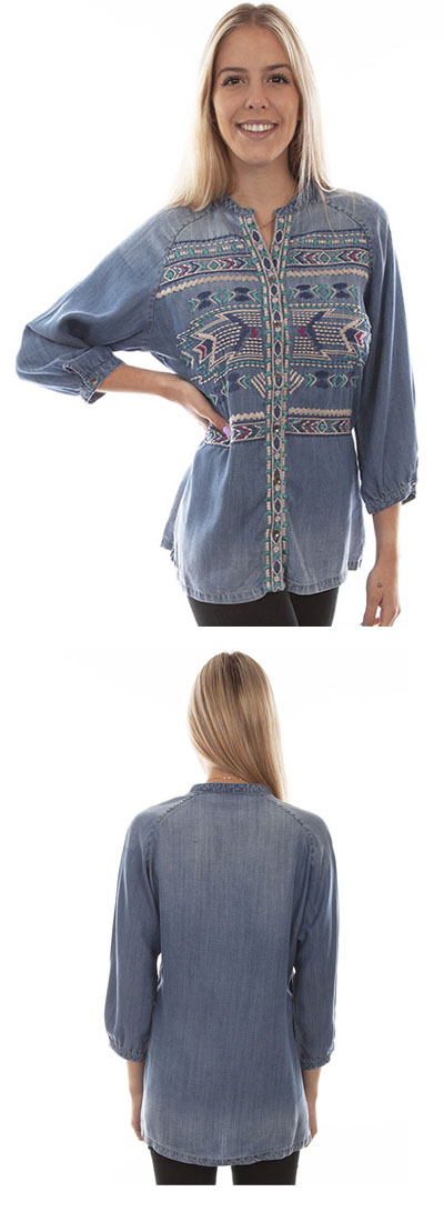 Denim Blouse