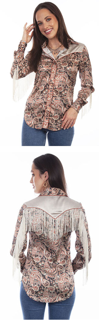 Ladies Fringe Blouse