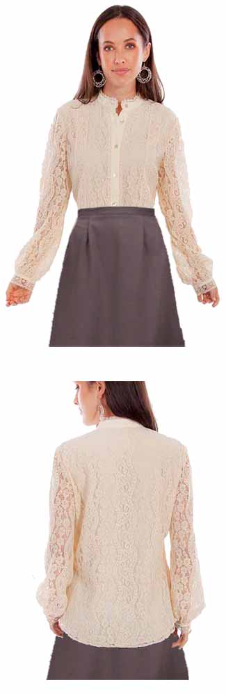 Evelyn Lace Blouse