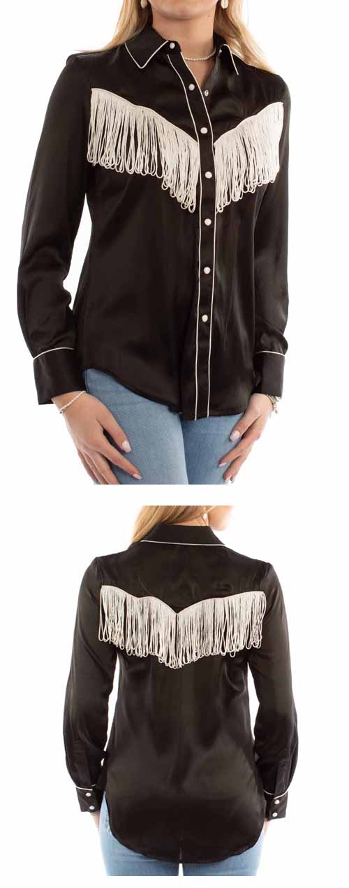 Ladies Fringe Blouse