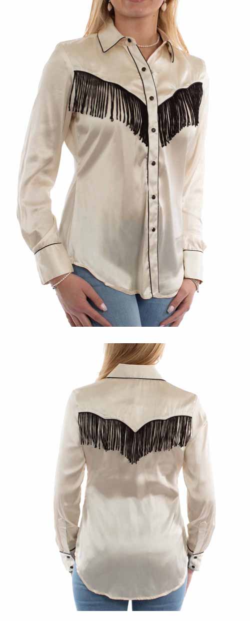 Ladies Fringe Blouse