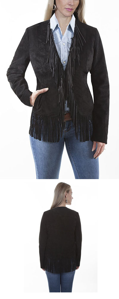 Ladies Fringe Coat