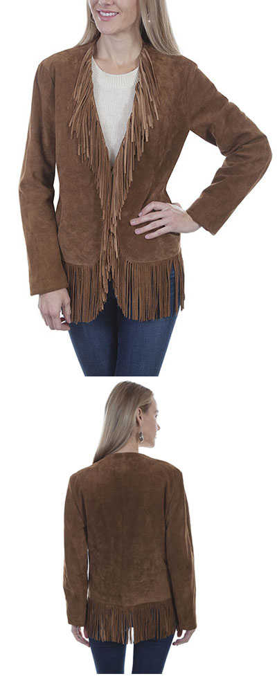 Ladies Fringe Coat