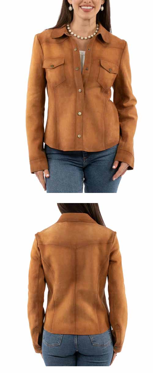 Suede Shirt Jacket
