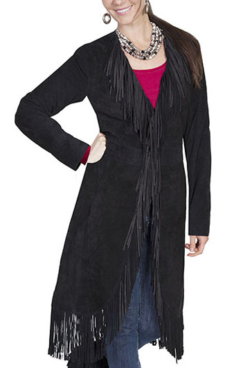 Ladies Fringe Coat