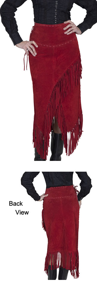 Ladies Long Fringe Skirt