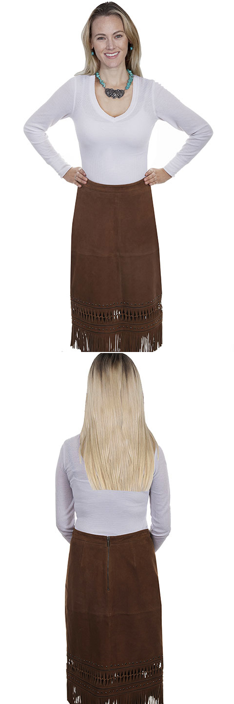 Lamb Suede Skirt