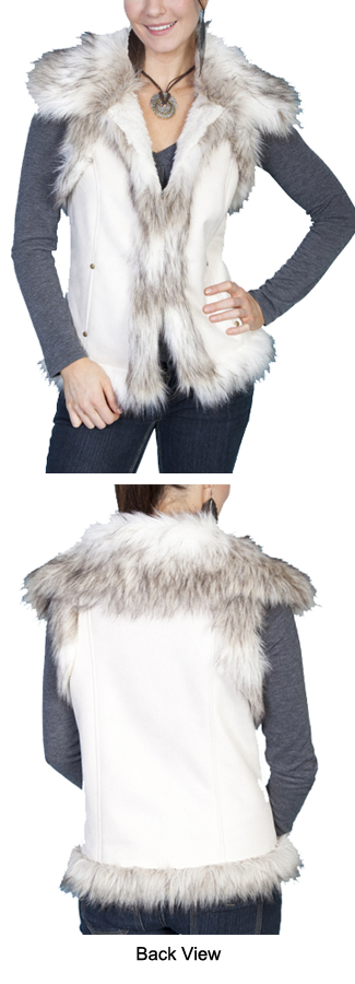 Ladies Faux Fur Vest