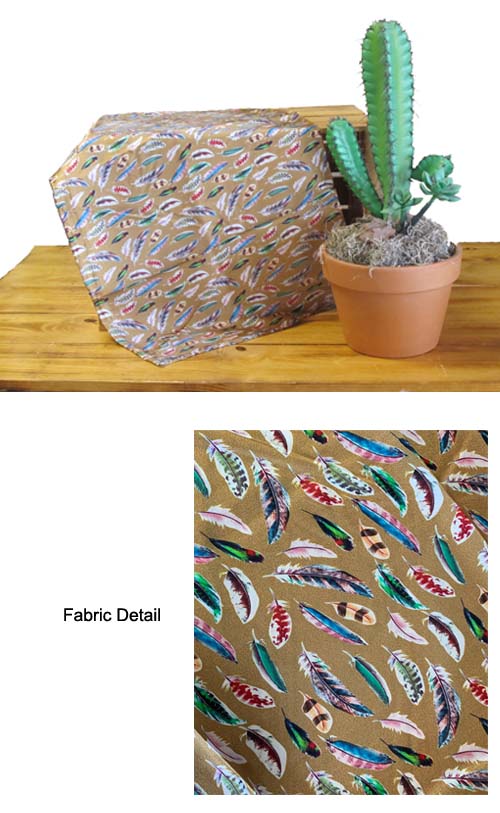 Feather Silk Scarf