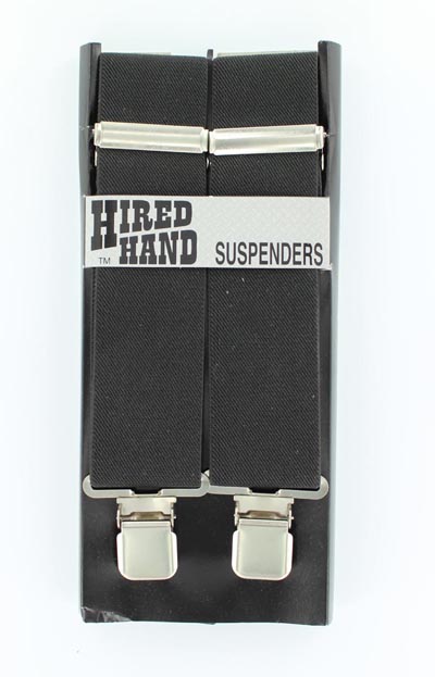 CLIP Suspenders - BLACK