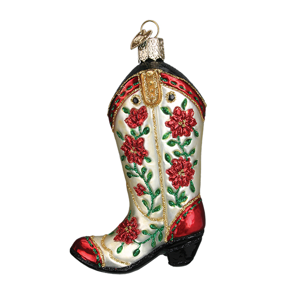 Cowgirl Boot Ornament