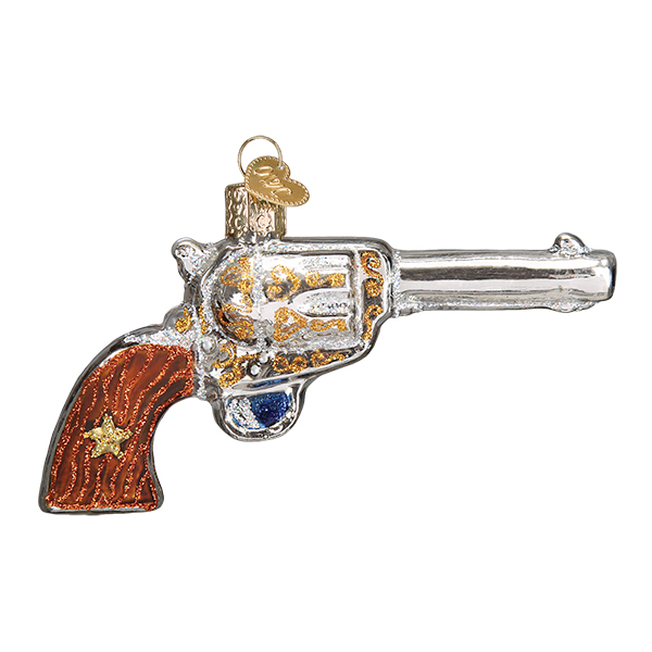 Western Revolver Ornament