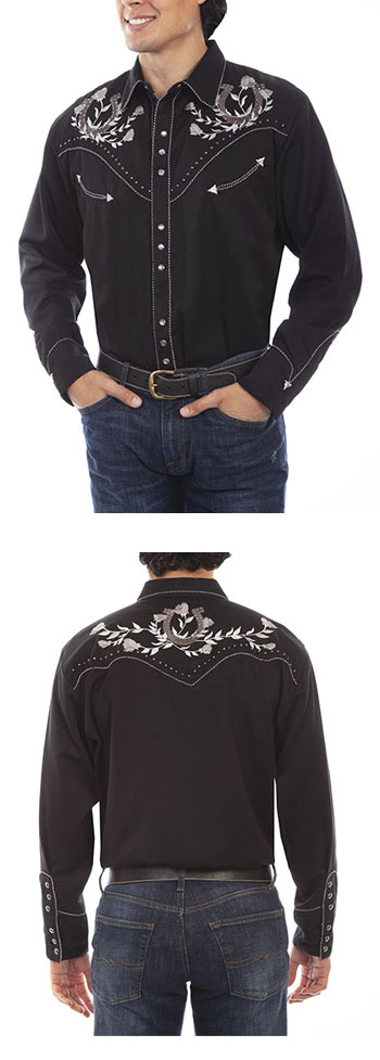 Horseshoe & Roses Shirt  -  Size S-4X 