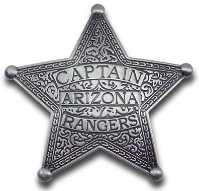 Captain Arizona Rangers Badge