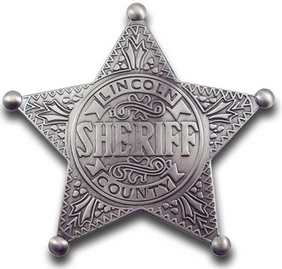 Sheriff Lincoln County N.M. Badge
