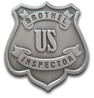 Brothel Inspector Badge