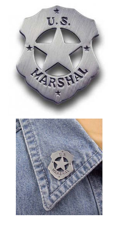 US Marshal Badge Pin