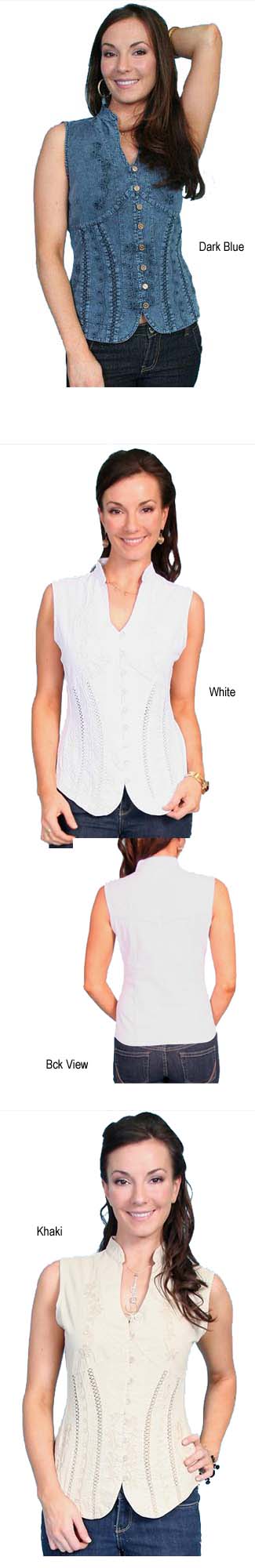 Elena Sleeveless Blouse