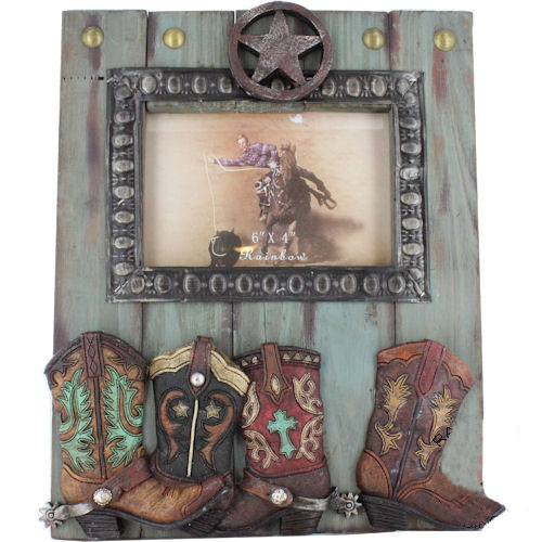 Western Homegoods Four Boots Frame | Wild Mercantile