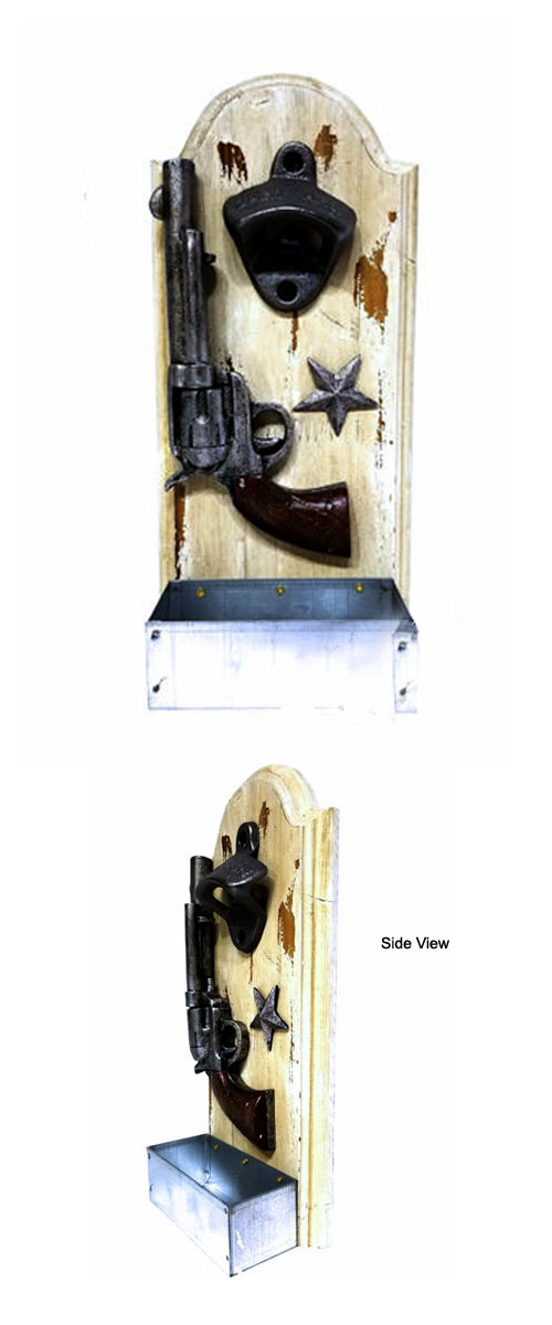 Pistol Wall Bottle Opener