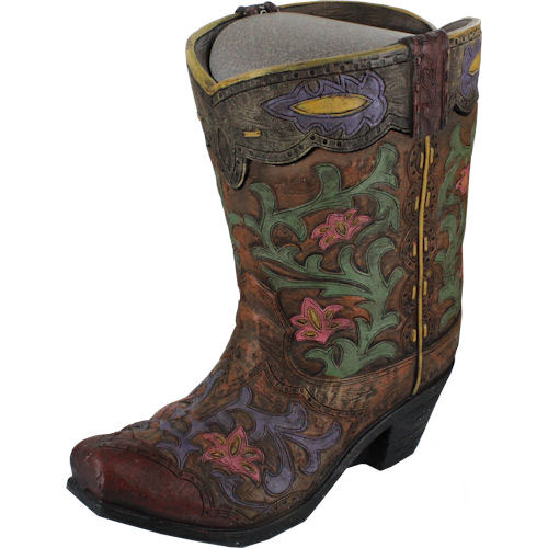 Cowgirl Boot Wastebasket