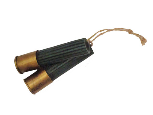 Shotgun Shell Ornament -Green