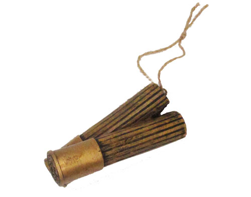 Shotgun Shell Ornament -Yellow