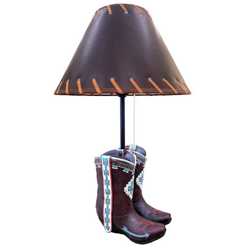 Aztec Boot Lamp