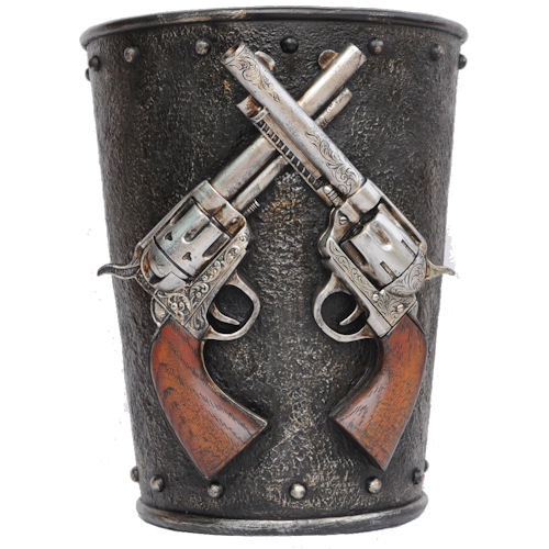 Double Gun Wastebasket