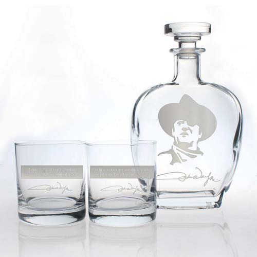 John Wayne Decanter Set -Series 2