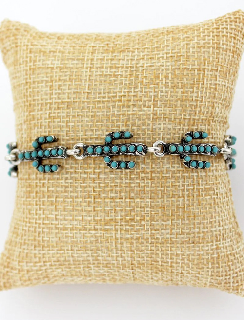 Beaded Cactus Bracelet