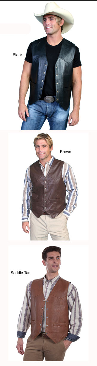 Snap Front Vest