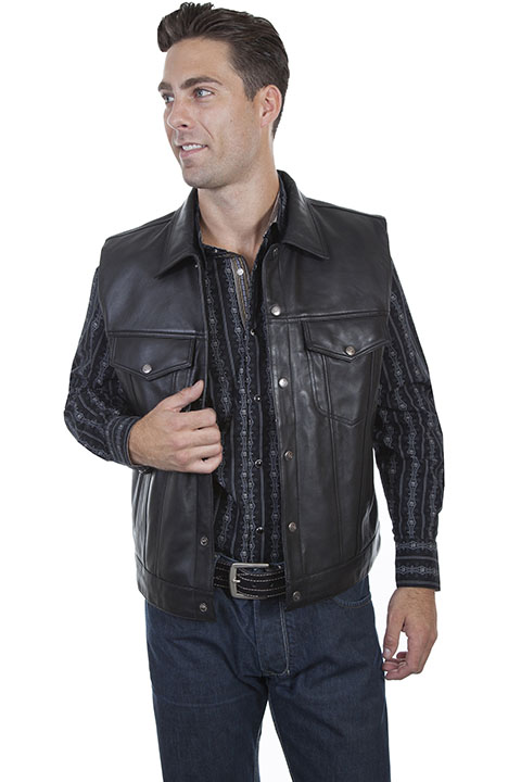 Leather Concealed Carry Vest (Big)