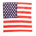 [ American Flag Cotton Scarf]