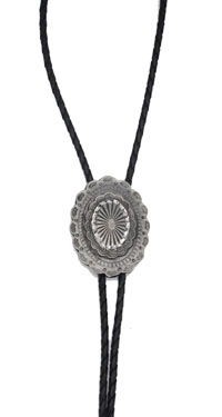 [ Oval Concho Bolo Tie]