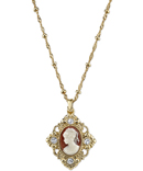 [1928 Jewelry® Cameo Necklace]