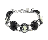 [1928 Jewelry Cameo Link Bracelet]