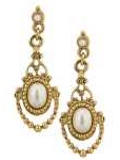 [1928 Jewelry Pearl Earrings]