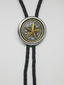 [Double S Gold Star Bolo Tie]