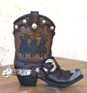 [ Boot Pencil Cup- Cowboys]