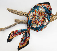 [ Silk Frontier Scarf]
