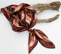 [ Silk Frontier Scarf]